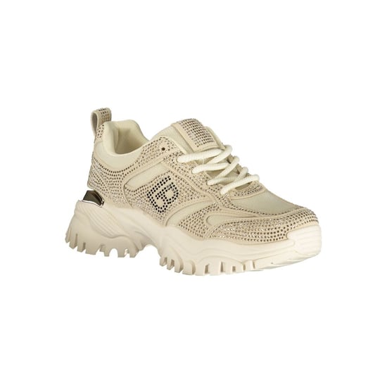 Laura Biagiotti Beige Polyurethan Damen Sneaker - Image 2