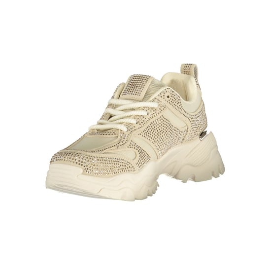 Laura Biagiotti Beige Polyurethan Damen Sneaker - Image 3