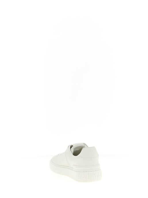 Balmain Weiße Kalbsleder Sneakers - Image 3