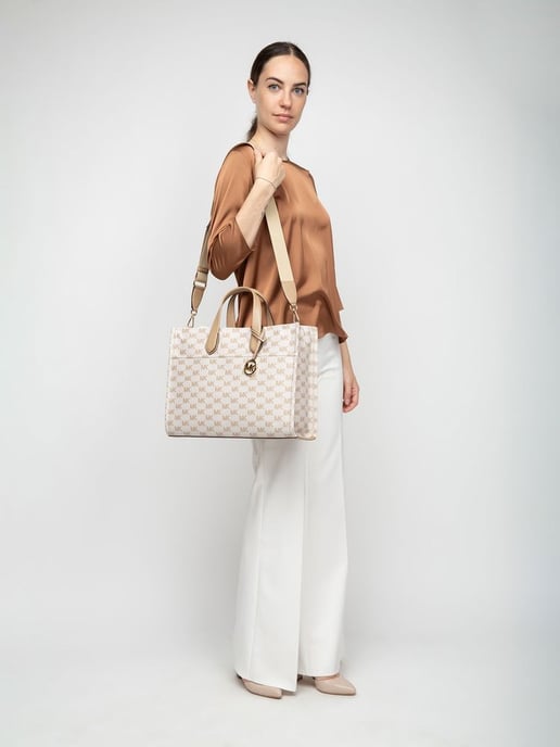Michael Kors Tote Bag Khaki - Image 5