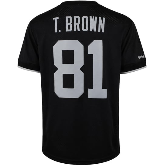 Mitchell & Ness NFL Houston Texans #T. Brown Herren Schwarzes T-Shirt - Image 2