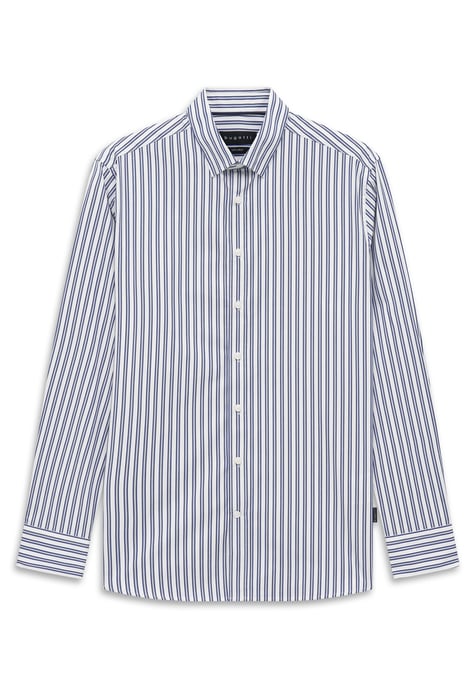 Bugatti Herren Freizeithemd Baumwolle Gestreift Under Button-Down - Image 4