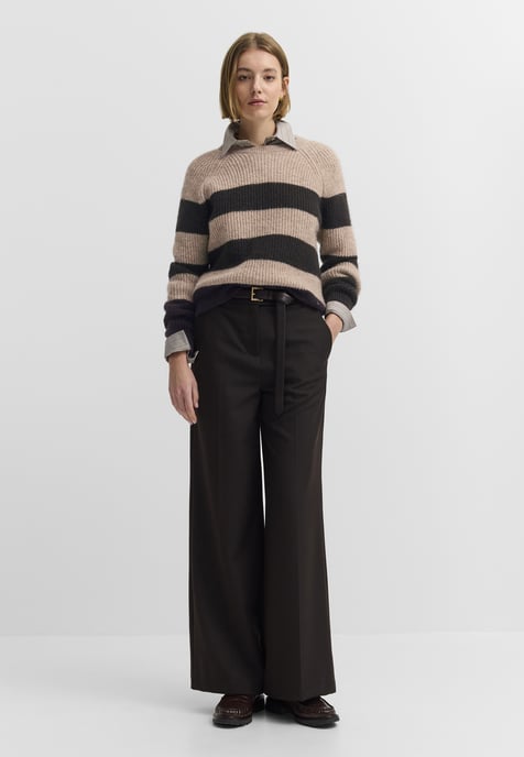 Bugatti Damen Pullover Rundhals Wollmix Alpaka - Image 3