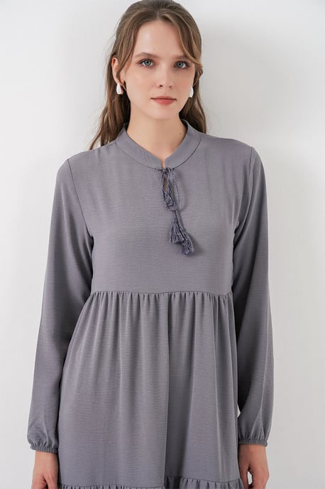Maxikleid mit Schleifendetail - Image 3