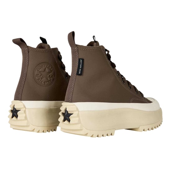 Converse - "CL Run Star Hike" High Top Turnschuhe für Damen, Leder (Dunkelbraun) - Image 2