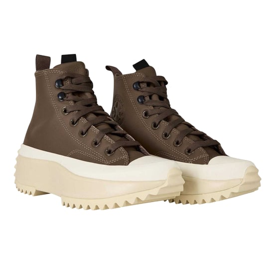 Converse - "CL Run Star Hike" High Top Turnschuhe für Damen, Leder (Dunkelbraun) - Image 3