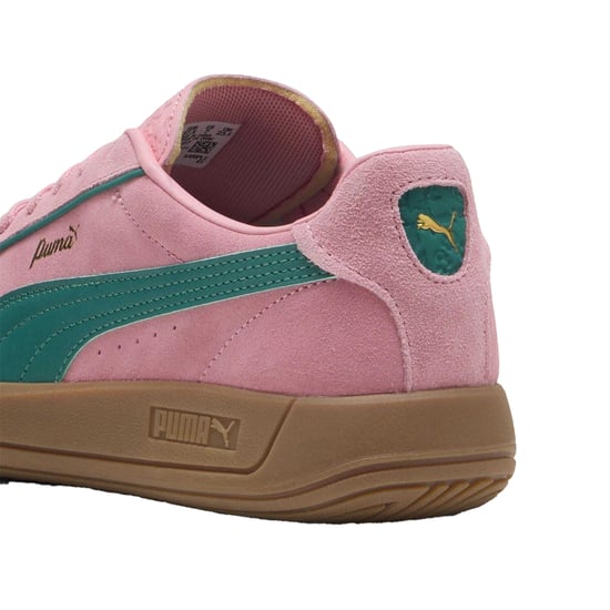 Puma - "Club Klassika" Sneaker für Damen, Leder, niedrig geschnitten (Grün/Pink) - Image 3