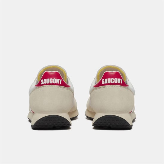 Saucony - "80" Sneaker für Herren, Wildleder (Weiß/Rot) - Image 4