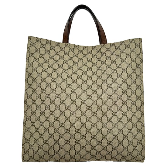 Gucci Bosco Patch GG Supreme Tote Bag aus beigefarbenem beschichtetem Canvas - Image 4