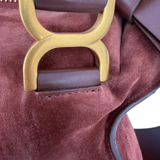 Chloé Medium Marcie Handtasche aus braunem Wildleder - Image 3