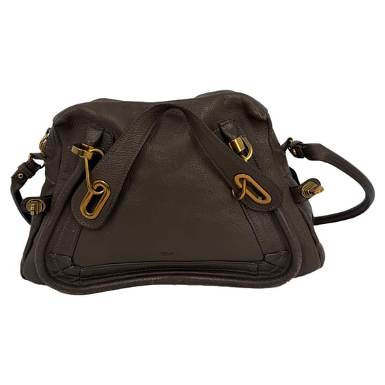 Chloé Paraty Medium Bag aus grauem Leder - Image 2