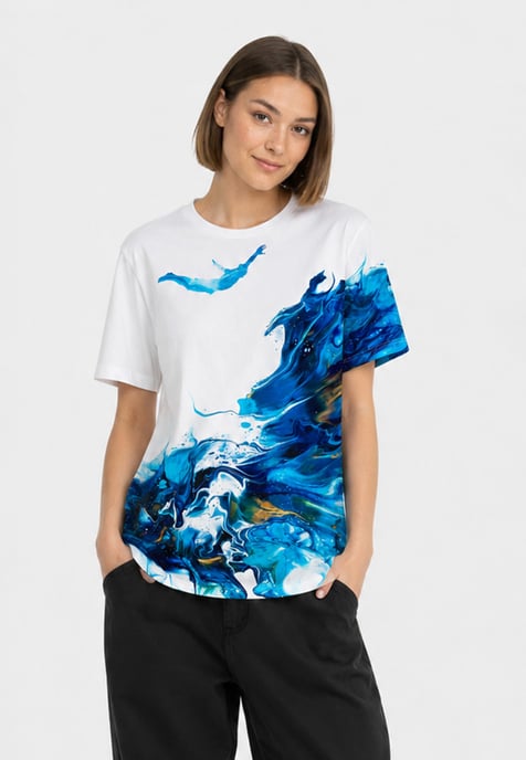 Farbgieß-Diver T-Shirt - Image 4