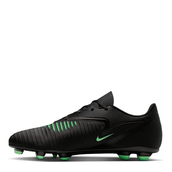 Nike - "Phantom 6 Low Club" Fußballschuhe mit festem Boden für Herren (Schwarz/Grün) - Image 2