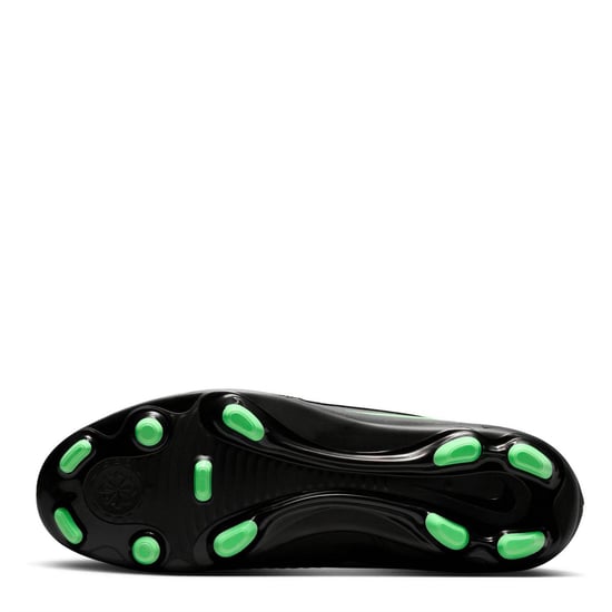 Nike - "Phantom 6 Low Club" Fußballschuhe mit festem Boden für Herren (Schwarz/Grün) - Image 3