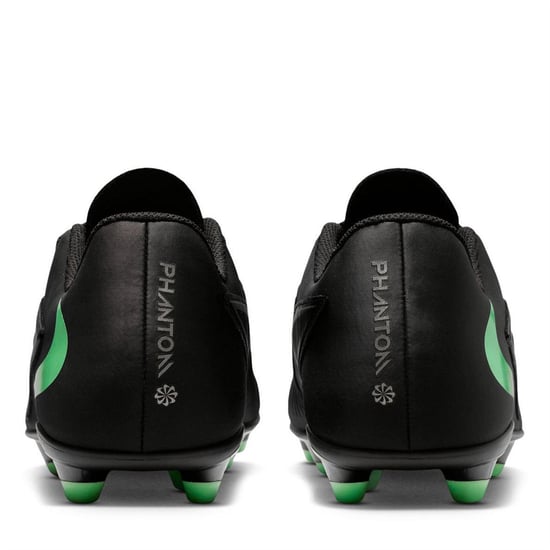 Nike - "Phantom 6 Low Club" Fußballschuhe mit festem Boden für Herren (Schwarz/Grün) - Image 5