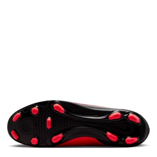 Nike - "Phantom 6 Low Club" Fußballschuhe mit festem Boden für Herren (Rot/Schwarz) - Image 3