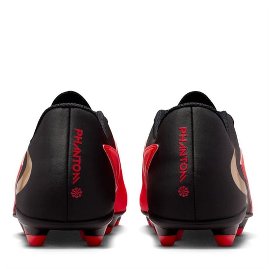 Nike - "Phantom 6 Low Club" Fußballschuhe mit festem Boden für Herren (Rot/Schwarz) - Image 5