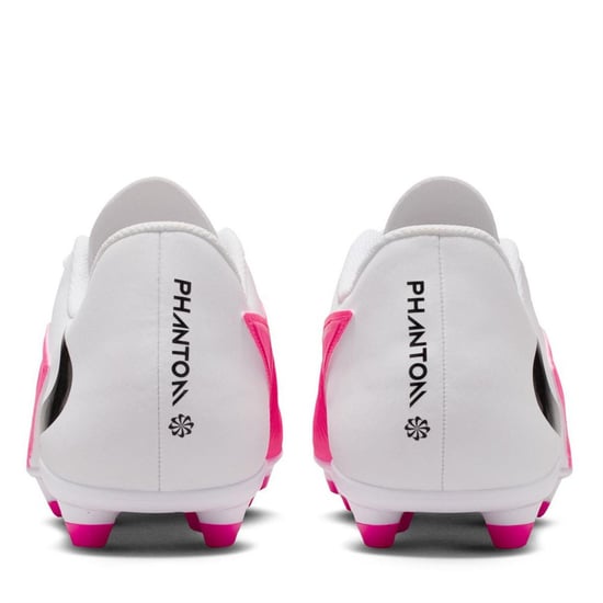 Nike - "Phantom 6 Low Club" Fußballschuhe mit festem Boden für Herren (Weiß/Pink) - Image 5