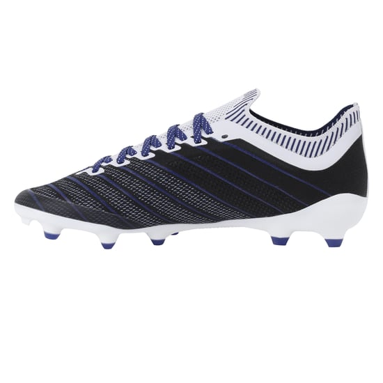 Umbro - Herren Fußballschuhe mit festem Boden "Velocita Elixir Pro" (Weiß/Schwarz/Königsblau) - Image 3