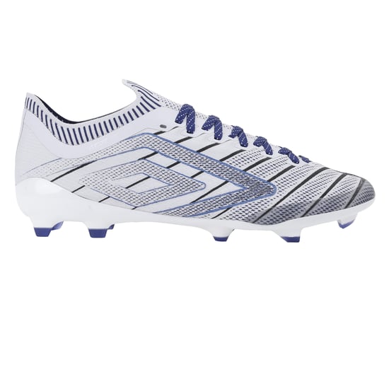 Umbro - Herren Fußballschuhe mit festem Boden "Velocita Elixir Pro" (Weiß/Schwarz/Königsblau) - Image 4