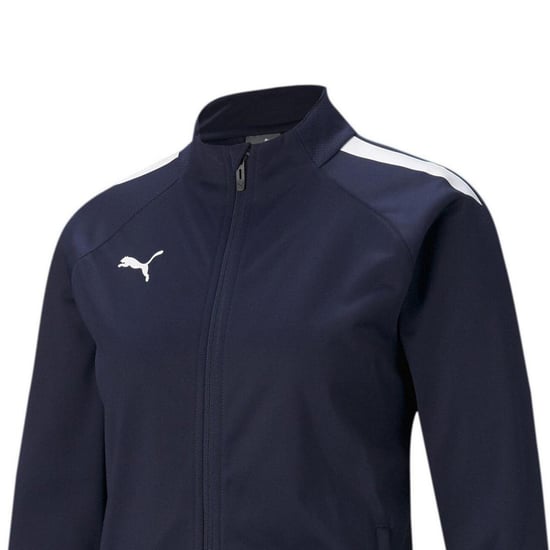 Puma - "Team Liga" Trainingsjacke für Damen, Strukturiert (Kurzmantel/Weiß) - Image 3