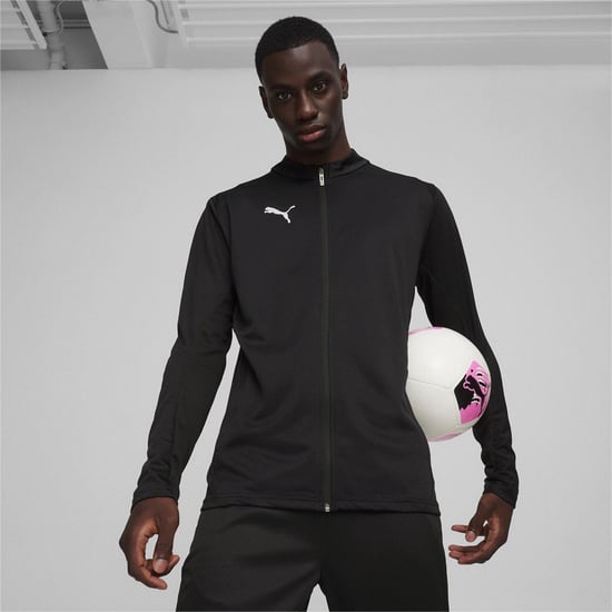 Puma - "TeamGoal" Jacke für Herren (Schwarz/Silber) - Image 3