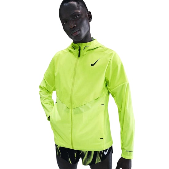 Nike - Jacke für Herren, mit Kapuze, Storm-FIT, Laufen (Volt Farbe/Schwarz) - Image 1