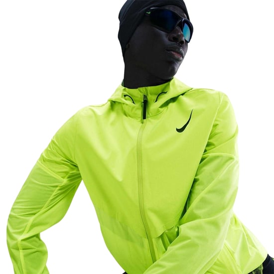 Nike - Jacke für Herren, mit Kapuze, Storm-FIT, Laufen (Volt Farbe/Schwarz) - Image 3