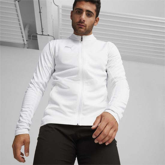 Puma - "TeamGoal" Jacke für Herren (Weiß/Silber) - Image 3