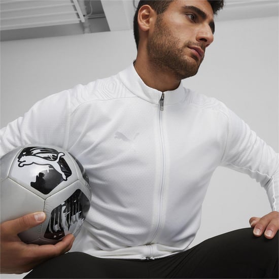 Puma - "TeamGoal" Jacke für Herren (Weiß/Silber) - Image 5