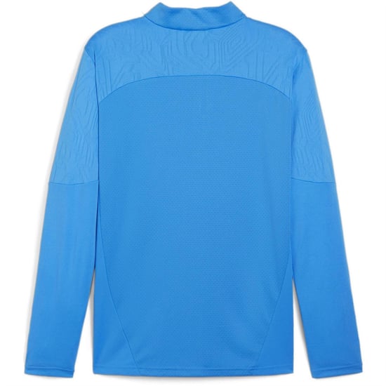 Puma - "TeamFinal" Fleece-Oberteil für Herren, mit kurzem Reißverschluss, Training (Blau) - Image 2