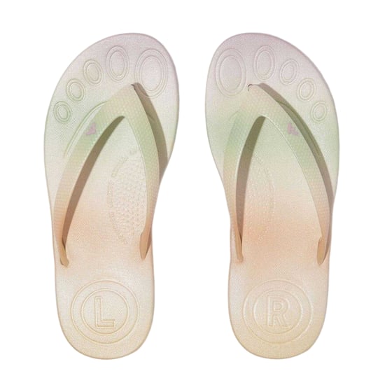 FitFlop - Schimmer Flipflops für Kinder, iQushion (Weiß) - Image 2