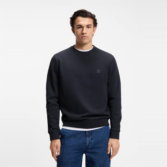 Boss - "Westart" Sweatshirt für Herren, Rundhalsausschnitt, Premium-Baumwolle (Dunkelblau) - Image 2