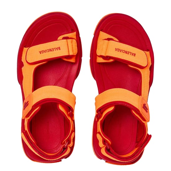 Balenciaga - "Tourist" Sandalen für Damen (Orange/Rot) - Image 3