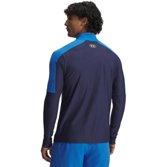 Under Armour - "Challenger Pro" Midlayer für Herren, mit kurzem Reißverschluss (Blau) - Image 2