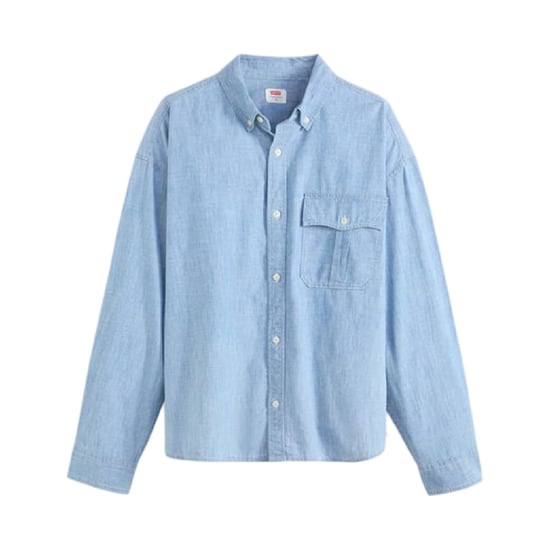 Levis - Hemd für Herren, kurz geschnitten, Chambray-Stoff (Chambray-Stoff) - Image 1