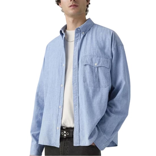 Levis - Hemd für Herren, kurz geschnitten, Chambray-Stoff (Chambray-Stoff) - Image 3
