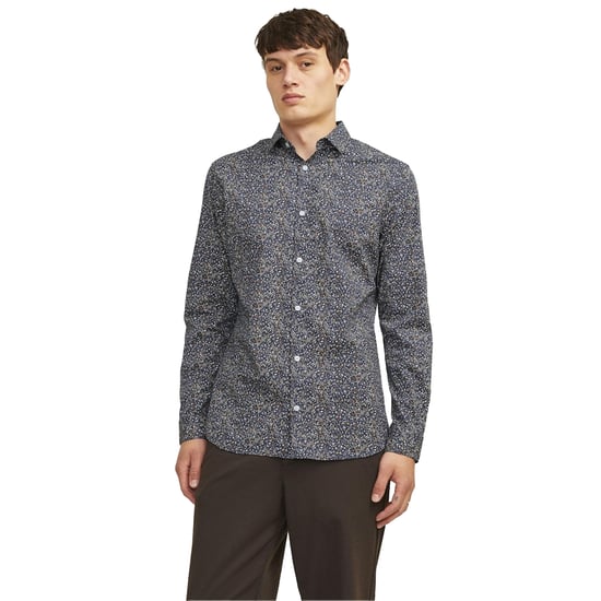Jack And Jones - Hemd für Herren, Schmal, Langärmlig (Nachthimmel) - Image 4