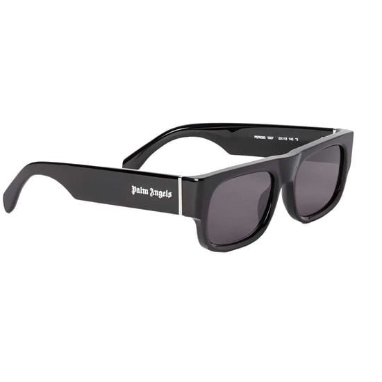 Palm Angels - "Midway" Rechteck-Sonnenbrille für Herren (Schwarz/Dunkelgrau) - Image 1