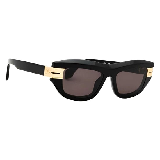 Palm Angels - "Claire" Katzenauge-Sonnenbrille für Damen (Schwarz/Dunkelgrau) - Image 2