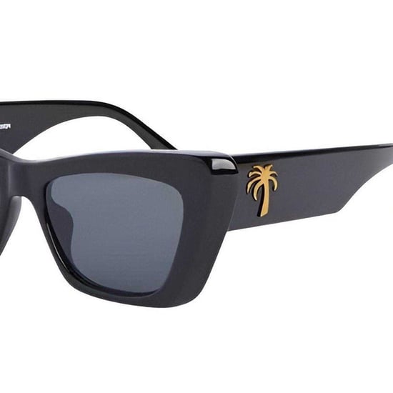 Palm Angels - "Fairfield" Rechteck-Sonnenbrille für Herren (Schwarz/Dunkelgrau) - Image 3