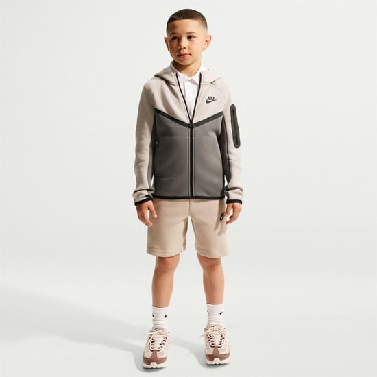 Nike - Hoodie mit durchgehendem Reißverschluss für Kinder, Fleece (Lila Höhle) - Image 4