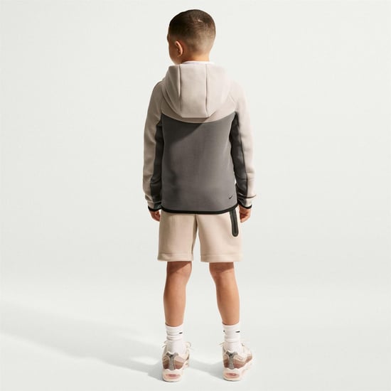 Nike - Hoodie mit durchgehendem Reißverschluss für Kinder, Fleece (Lila Höhle) - Image 5