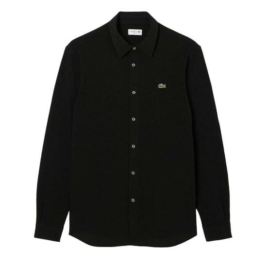 Lacoste - Hemd für Herren, Schmal, Langärmlig (Schwarz) - Image 1