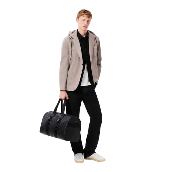 Lacoste - Hemd für Herren, Schmal, Langärmlig (Schwarz) - Image 5