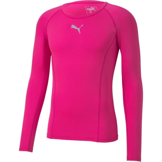Puma - "Liga" T-Shirt für Herren, Langärmlig (Fluoreszierendes Pink) - Image 1