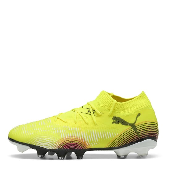 Puma - "Future 8 Match" Fußballschuhe mit festem Boden für Herren (Gelb/Schwarz) - Image 2
