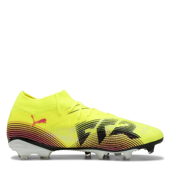 Puma - "Future 8 Match" Fußballschuhe mit festem Boden für Herren (Gelb/Schwarz) - Image 4