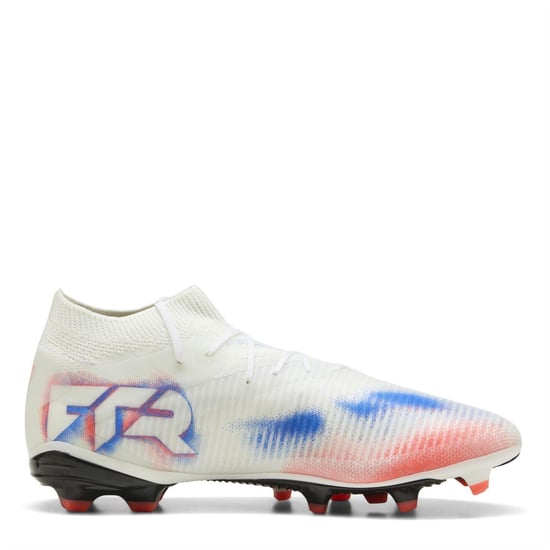 Puma - "Future 8 Pro" Künstlicher Boden Fußballschuhe für Herren (Weiß/Schwarz/Rot) - Image 4