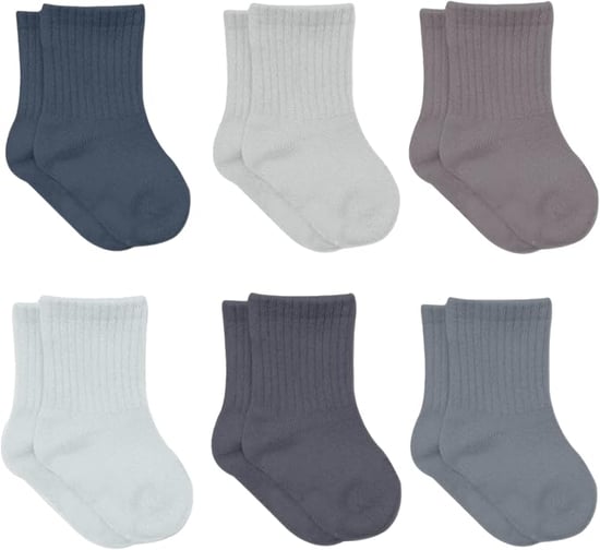 Bistyle Baby-Knöchelsocken mit rutschfester Sohle, 6 Paar | Socken aus Bio-Baumwolle für Neugeborene, Babys und Kleinkinder | Knöchelsocken für Jungen und Mädchen - Image 1
